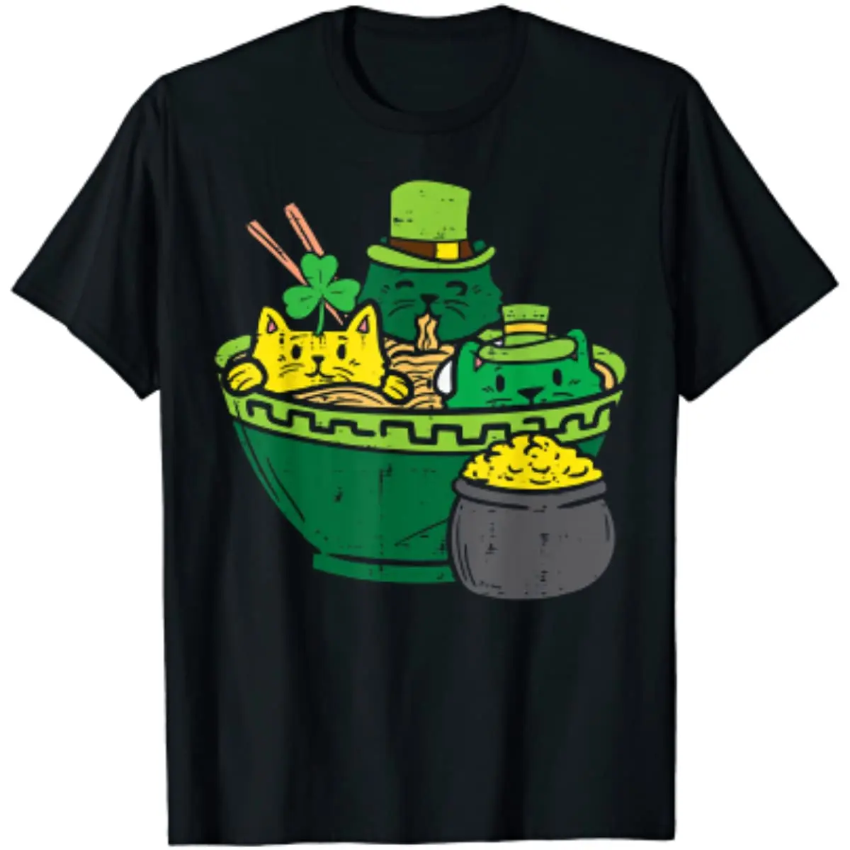 Irish Ramen Cats Cute Anime St Patricks Day Women Girls T-Shirt Mens T Shirts Four Seasons Daily Tees Cotton
Irish Ramen Cats Cute Anime St Patricks Day Women Girls T-Shirt Mens T Shirts Four Seasons Daily Tees Cotton