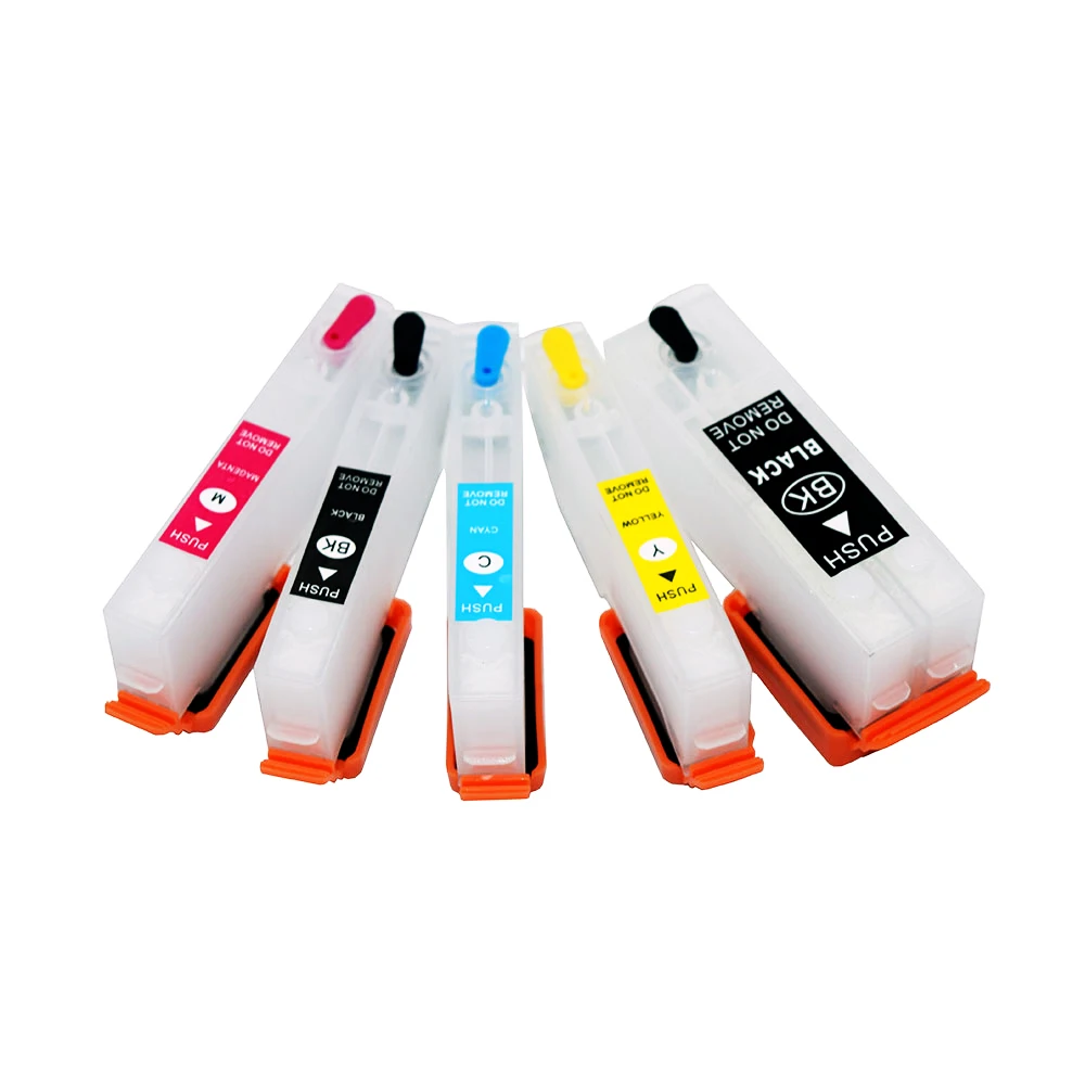 

T2551/T2561-T2564 Refillable Ink Cartridge With Auto Reset Chip for Epson Expression Premium XP-601 621 701 721 801 821 Printer