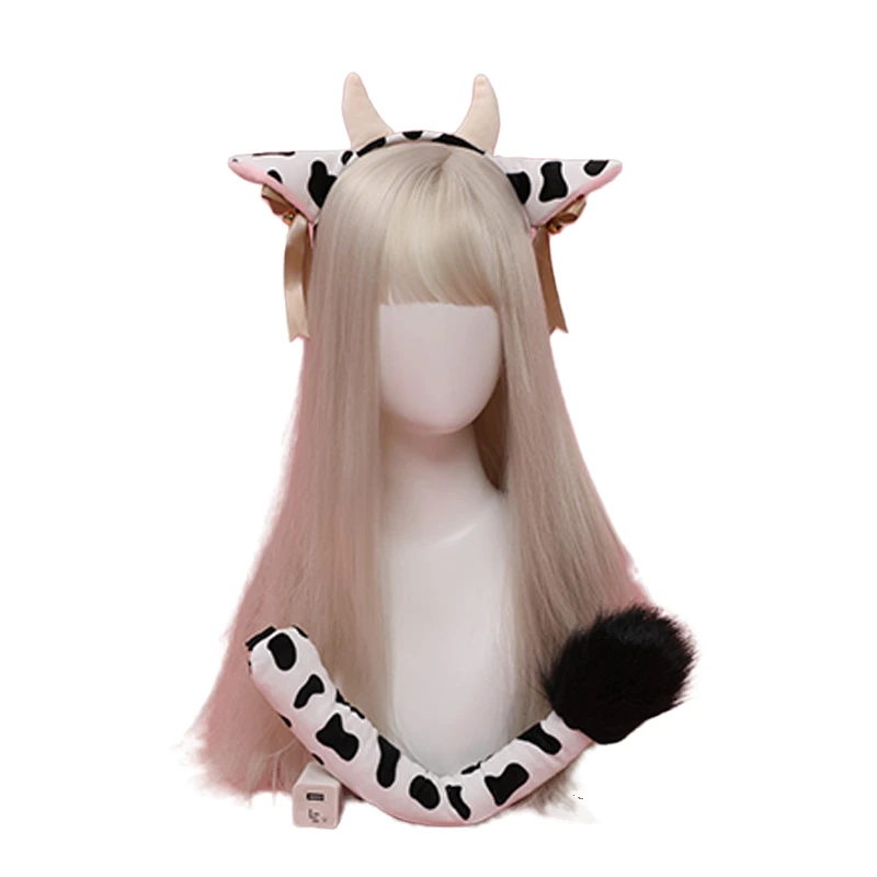 Simulation Animal Ears Tail Party Lolita Maid Headwear Diy Hair Cosplay Hair Accessories Cute Cow Headband +Tail
Simulation Animal Ears Tail Party Lolita Maid Headwear Diy Hair Cosplay Hair Accessories Cute Cow Headband +Tail
