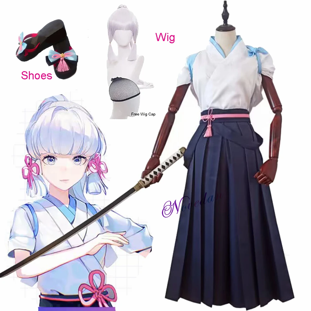 Kamisato Ayaka Cosplay Genshin Impact Kimono Game Costume Woman Man Kendo Clothing Princess Ggret Wig Shoes
Kamisato Ayaka Cosplay Genshin Impact Kimono Game Costume Woman Man Kendo Clothing Princess Ggret Wig Shoes