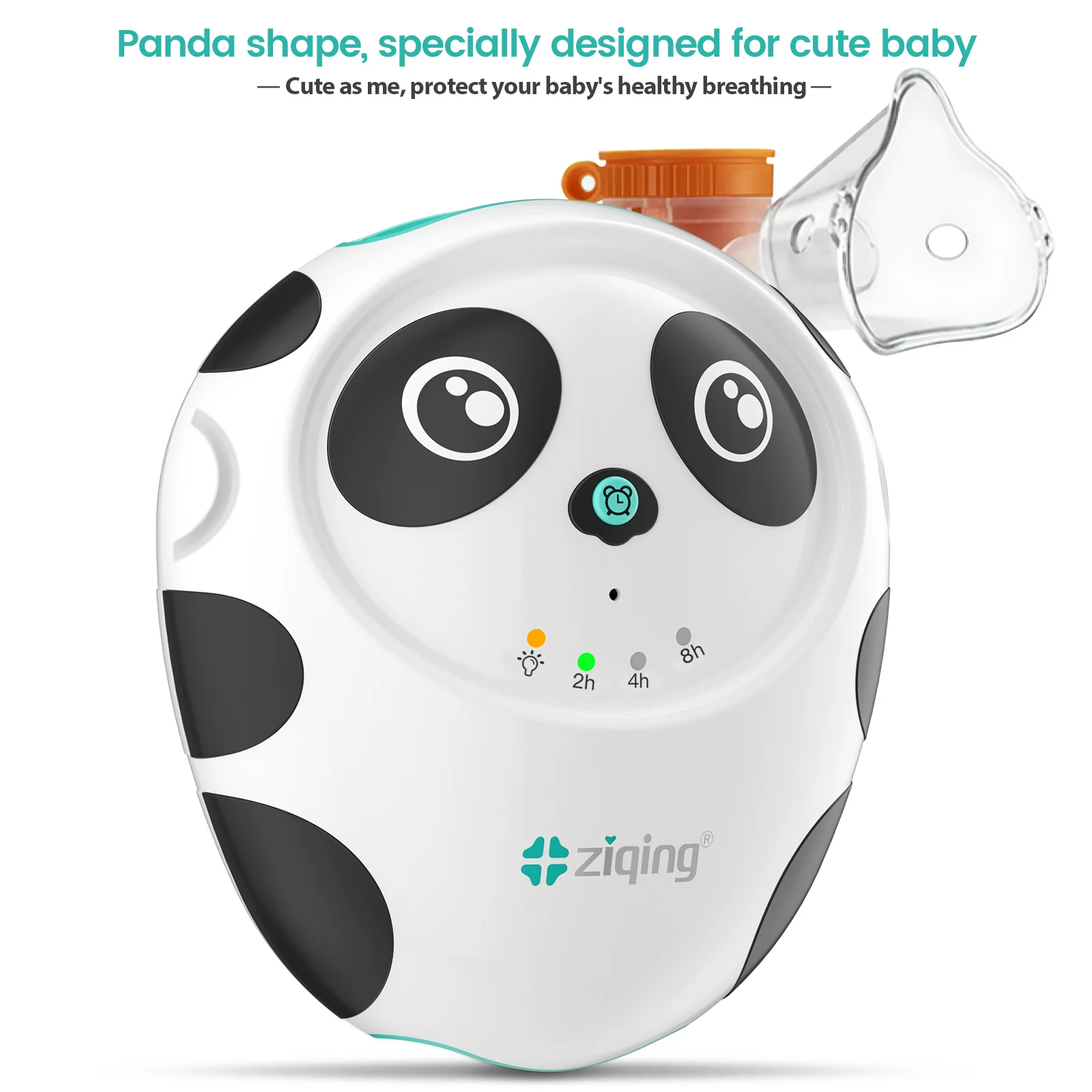 

Ziqing компрессор небулайзер машина панда форма небулайзер мониторинг здоровья Портативный тихий распылитель увлажнитель для взрослых детей