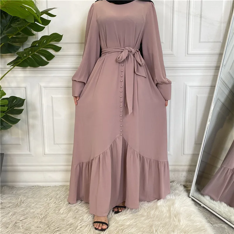 Mandylandy Fashion Solid Muslim Abaya Women Turkey Caftan Stitching Big Swing Muslim Dress Ramadan Hijab Kaftan Islamic Clothing
Mandylandy Fashion Solid Muslim Abaya Women Turkey Caftan Stitching Big Swing Muslim Dress Ramadan Hijab Kaftan Islamic Clothing