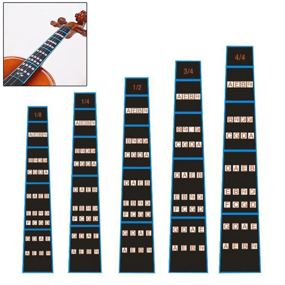 Violin Fingerboard Marker Beginners Guide Sticker Full Size 4/4 3/4 1/4 1/2 1/8 Violin Intonation Stickers Learning Aids Sticker
Violin Fingerboard Marker Beginners Guide Sticker Full Size 4/4 3/4 1/4 1/2 1/8 Violin Intonation Stickers Learning Aids Sticker