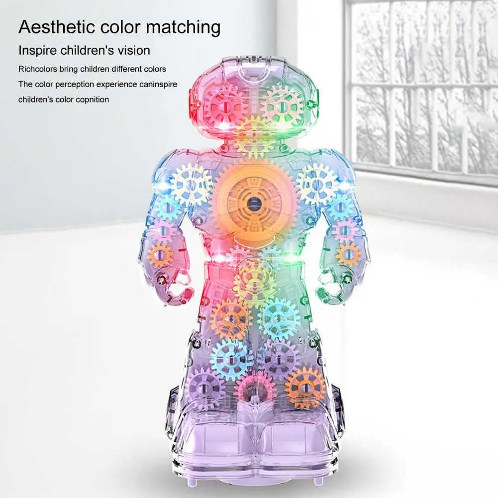 Lovely Electric Gear Robot Walking Toy Electric Toy Simulation Cute Shape
Lovely Electric Gear Robot Walking Toy Electric Toy Simulation Cute Shape
