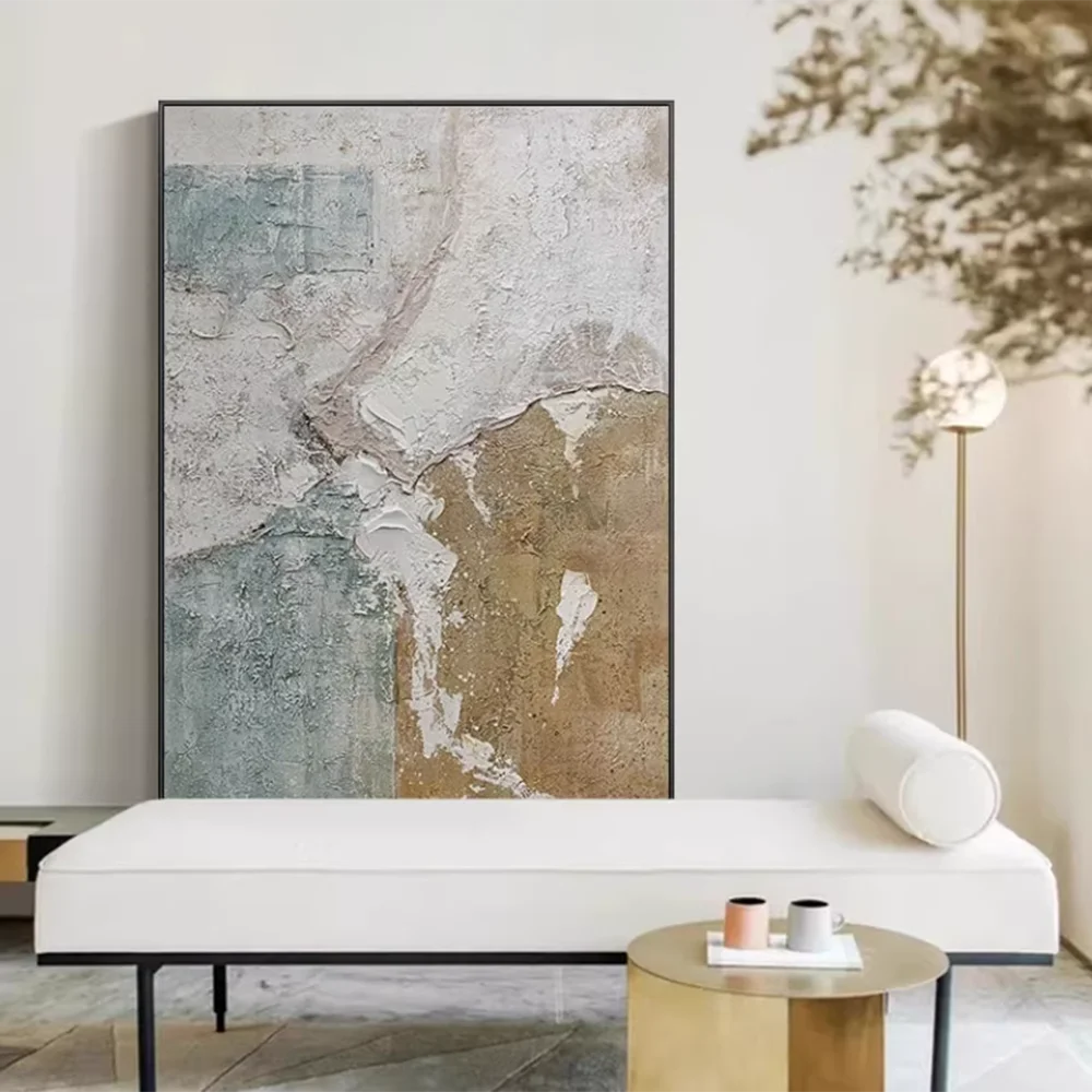 Modern Minimalist Hand-painted Oil Painting on Canvas Abstract Texture Home Decoration Living Room Bedroom Wall Art Unframed
Modern Minimalist Hand-painted Oil Painting on Canvas Abstract Texture Home Decoration Living Room Bedroom Wall Art Unframed