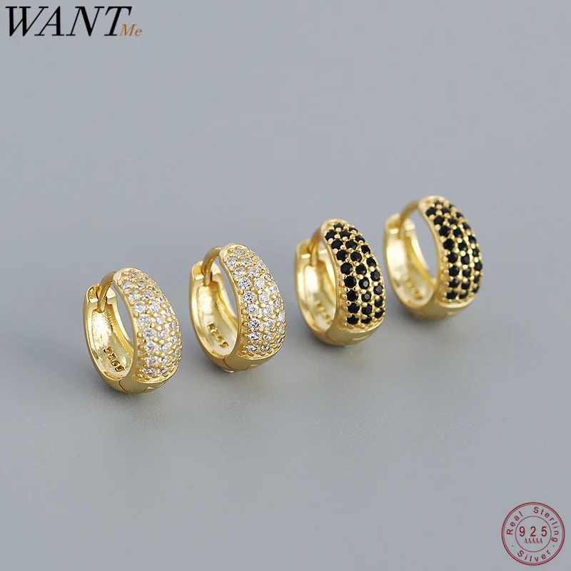 Женские серьги-кольца WANTME из серебра 925 пробы с черным Цирконом
Женские серьги-кольца WANTME из серебра 925 пробы с черным Цирконом