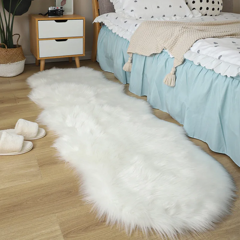 Super Soft Long Plush Living Room Carpet Artificial Wool Carpets for Living Room Anti-Slip Solid Color Sofa Bed Faux Fur Rug Mat
Super Soft Long Plush Living Room Carpet Artificial Wool Carpets for Living Room Anti-Slip Solid Color Sofa Bed Faux Fur Rug Mat