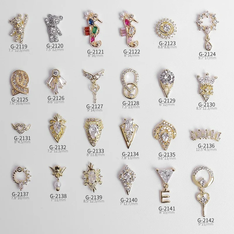 3 Pcs/lot Nail Zircon Decorations Delicate Sea Horse Bedge Bear Love Wreath Pendant Nail Jewelry For Nail Manicure Beauty
3 Pcs/lot Nail Zircon Decorations Delicate Sea Horse Bedge Bear Love Wreath Pendant Nail Jewelry For Nail Manicure Beauty