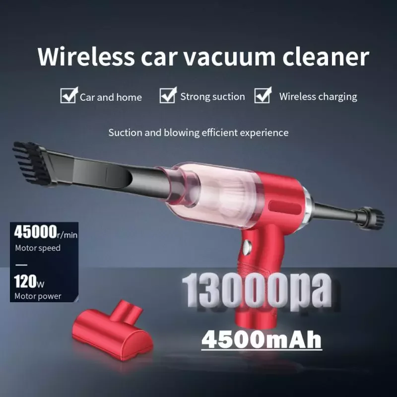 NEW2023 Car Vacuum Cleaner 13000Pa Wireless Vacuum For Car Home Cleaning Tools Large Suction Portable Handheld Auto Vacuum Clean
NEW2023 Car Vacuum Cleaner 13000Pa Wireless Vacuum For Car Home Cleaning Tools Large Suction Portable Handheld Auto Vacuum Clean