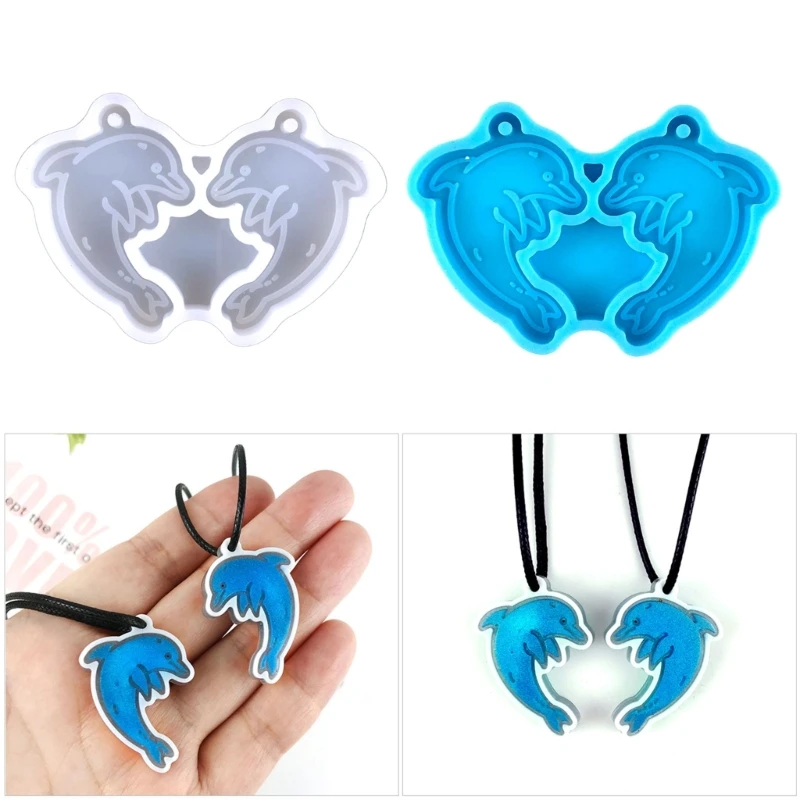 Valentines Silicone Mold Dolphin Resin Mold Keychain Pendant Silicone Mold Crystal Epoxy Mold DIY Jewelry Casting Mould Y08E
Valentines Silicone Mold Dolphin Resin Mold Keychain Pendant Silicone Mold Crystal Epoxy Mold DIY Jewelry Casting Mould Y08E