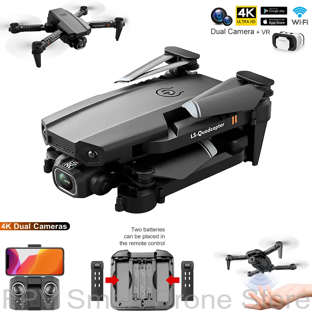 2023 New XT6 Mini Drone WiFi Fpv Air Pressure Altitude Hold Quadcopter With 4K HD Dual Camera RC Helicopters Toys Gift Wholesale
2023 New XT6 Mini Drone WiFi Fpv Air Pressure Altitude Hold Quadcopter With 4K HD Dual Camera RC Helicopters Toys Gift Wholesale