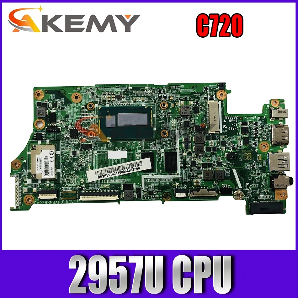 AKEMY DA0ZHNMBAF0 REV F NBSHE11007 NB.SHE11.007 для acer Chromebook C720 материнская плата 2957U CPU
AKEMY DA0ZHNMBAF0 REV F NBSHE11007 NB.SHE11.007 для acer Chromebook C720 материнская плата 2957U CPU