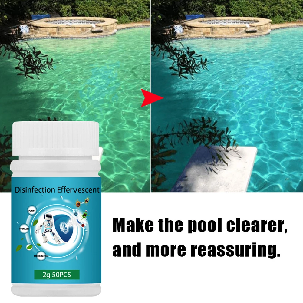 50PCS Chlorine Tablets For Hot Tubs Pool Cleaning Tablets Spa Chlorine Tablets Pool Chlorine Tablets Pool Chlorine Cleaner
50PCS Chlorine Tablets For Hot Tubs Pool Cleaning Tablets Spa Chlorine Tablets Pool Chlorine Tablets Pool Chlorine Cleaner