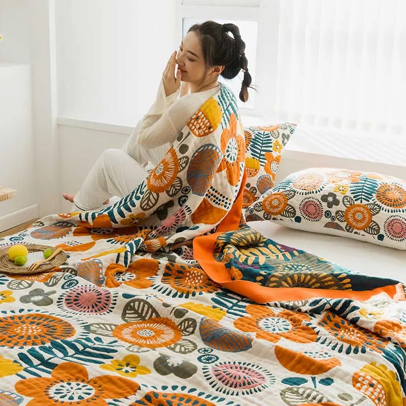 New Cotton Four-layer Gauze Blanket Towel Quilt Bed Sofa Blanket Summer Bed Cover Bedspread Bedsheet Air Conditioner Blanket
New Cotton Four-layer Gauze Blanket Towel Quilt Bed Sofa Blanket Summer Bed Cover Bedspread Bedsheet Air Conditioner Blanket