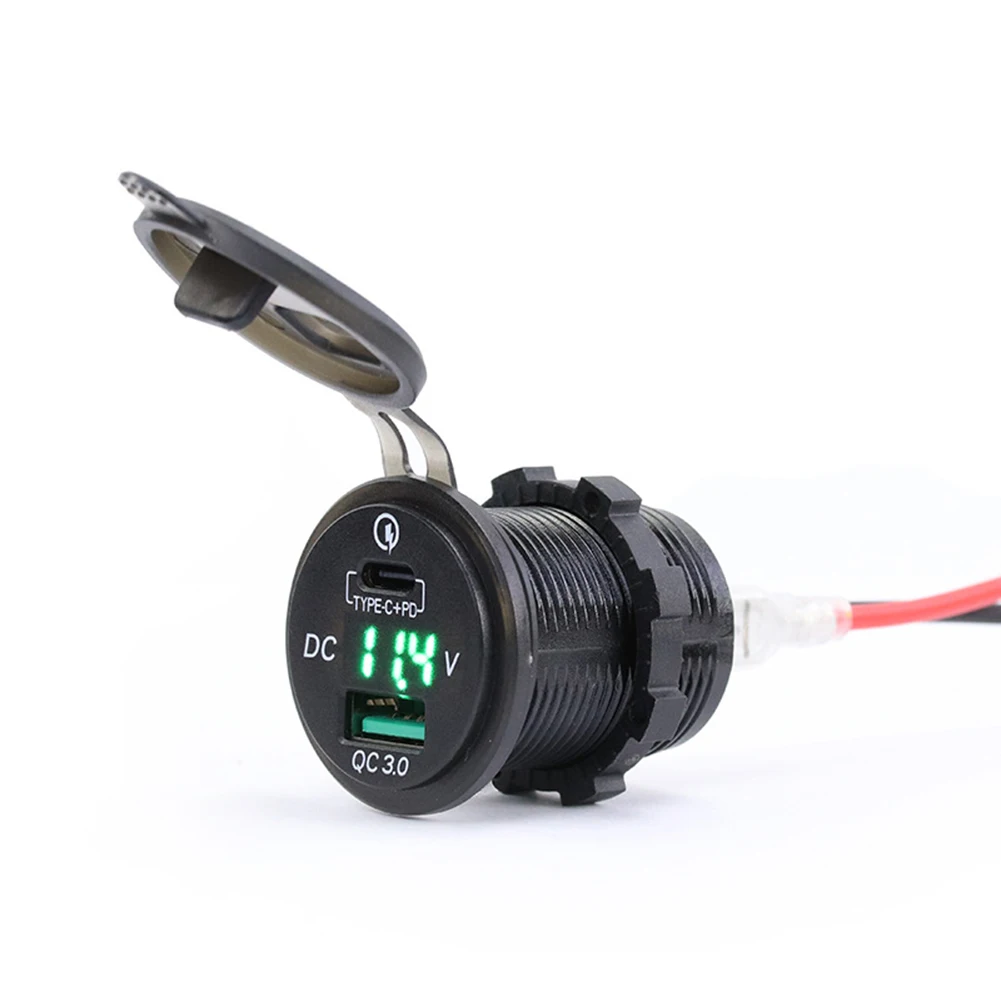 Motorcycle Fast Charger For Kawasaki Versys650 1000 VersysX300 Ninja400 650 TYPE-C USB QC3.0 Charger Motorbike Accessories
Motorcycle Fast Charger For Kawasaki Versys650 1000 VersysX300 Ninja400 650 TYPE-C USB QC3.0 Charger Motorbike Accessories