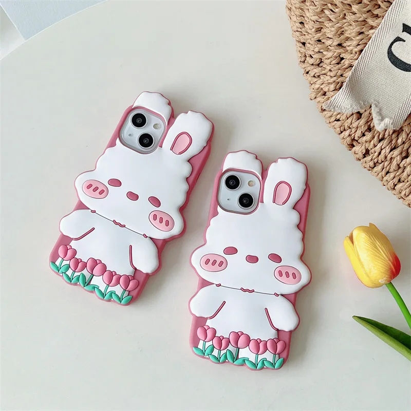 3D Tulip Flower Cartoon Cute Rabbit Phone Case Cover for IPhone 14 Plus 11 12 13 14 Pro Max Shockproof Cases for IPhone 14 Case
3D Tulip Flower Cartoon Cute Rabbit Phone Case Cover for IPhone 14 Plus 11 12 13 14 Pro Max Shockproof Cases for IPhone 14 Case