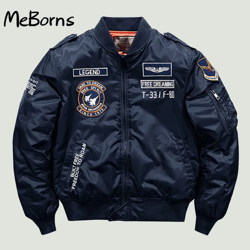 Hip Hop Bomber Baseball Jacket Men High Quality Embroidery Winter Thick Warm Military Motorcycle Aviator Pilot Jackets Male
Hip Hop Bomber Baseball Jacket Men High Quality Embroidery Winter Thick Warm Military Motorcycle Aviator Pilot Jackets Male