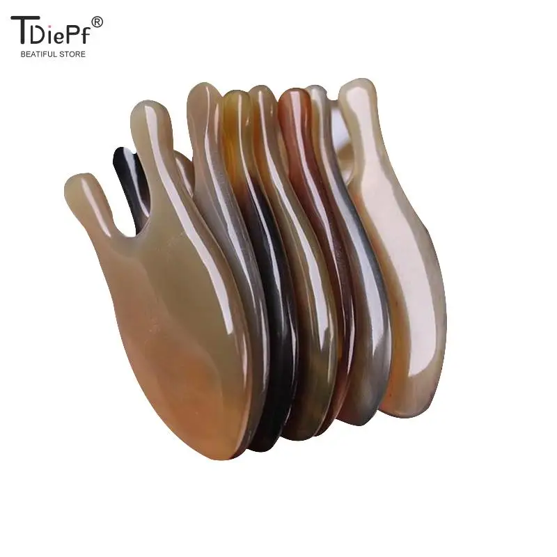 1Pc Natural Horn Scraping Board Nose Trigger Guasha Tool Eye Meridian Massager Facial Beauty Health Scraper Tendon Pulling Stick
1Pc Natural Horn Scraping Board Nose Trigger Guasha Tool Eye Meridian Massager Facial Beauty Health Scraper Tendon Pulling Stick