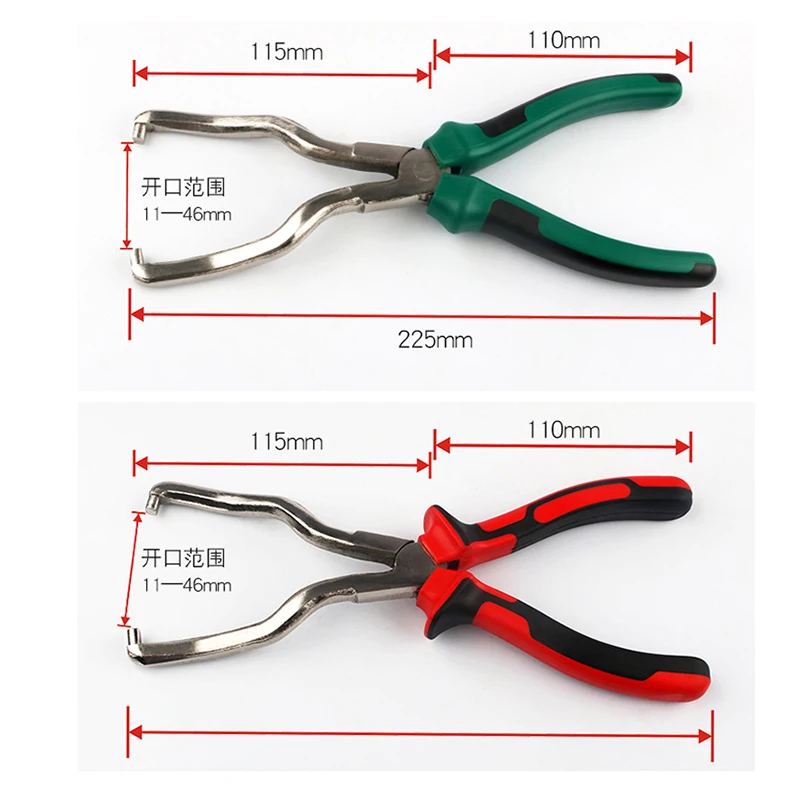 Fuel Line Clip Pipe Plier Disconnect Removal Tool Car Hose Clamp Plier Car Angled Clip Plier Tube Bundle Removal Repair Tool
Fuel Line Clip Pipe Plier Disconnect Removal Tool Car Hose Clamp Plier Car Angled Clip Plier Tube Bundle Removal Repair Tool