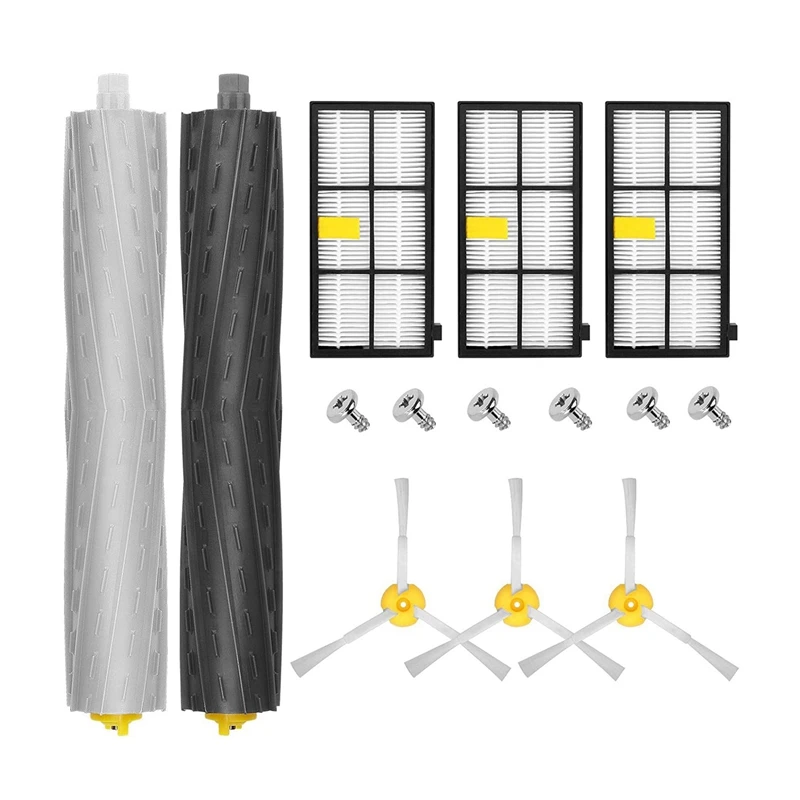 14Pc Replenishment Kit for IRobot Roomba 800 900 Series 805 860 870 871 880 890 960 980 Robotic Vacuum Cleaner Accessory
14Pc Replenishment Kit for IRobot Roomba 800 900 Series 805 860 870 871 880 890 960 980 Robotic Vacuum Cleaner Accessory