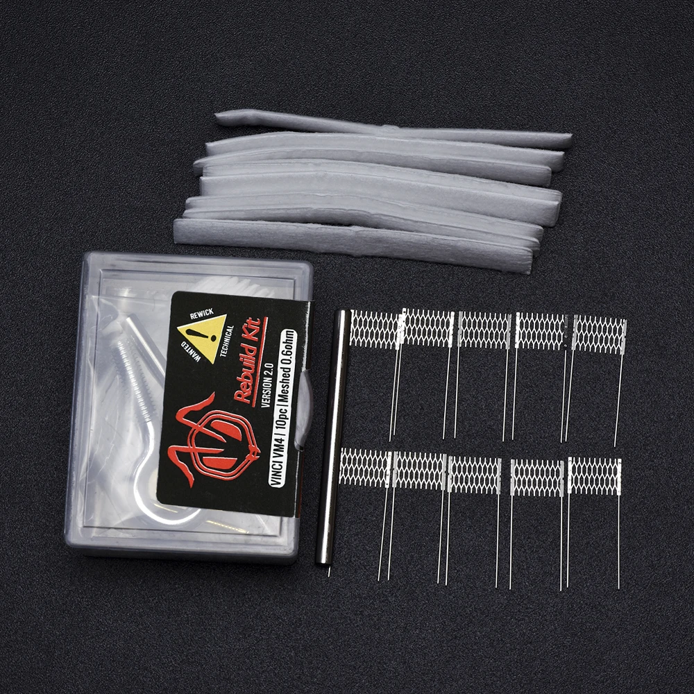 Original VAPJOY 4 in 1 DIY Rebuild Kit 10pcs Wires 8pcs Cottons For Voopoo PNP VN1 0.6ohm Mesh Coil Vape Ecig Accessories
Original VAPJOY 4 in 1 DIY Rebuild Kit 10pcs Wires 8pcs Cottons For Voopoo PNP VN1 0.6ohm Mesh Coil Vape Ecig Accessories