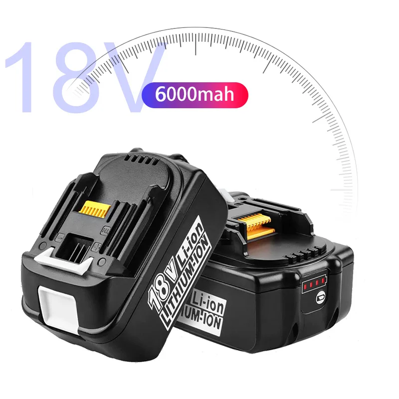 BL1860 Rechargeable 18 V 6000mAh Li-ion Battery for Makita 18v Battery BL1840 BL1850 BL1830 BL1860B LXT 400 18650 battery pack
BL1860 Rechargeable 18 V 6000mAh Li-ion Battery for Makita 18v Battery BL1840 BL1850 BL1830 BL1860B LXT 400 18650 battery pack