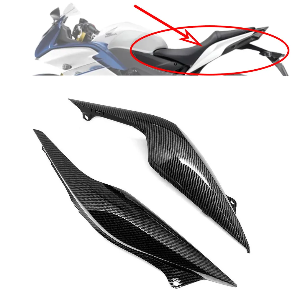 CBR600F Motorcycle Rear Seat Side Panels Bodywork Fairing Cover For HONDA CBR 600F 2011 2012 2013 Carbon Fiber Pattern 
CBR600F Motorcycle Rear Seat Side Panels Bodywork Fairing Cover For HONDA CBR 600F 2011 2012 2013 Carbon Fiber Pattern