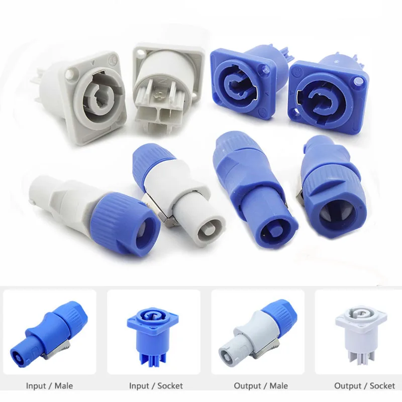 Powercon Chassis Connector 3pin Power Female Socket Terminals Lockable Cable Male Plug Audio Adapter
Powercon Chassis Connector 3pin Power Female Socket Terminals Lockable Cable Male Plug Audio Adapter