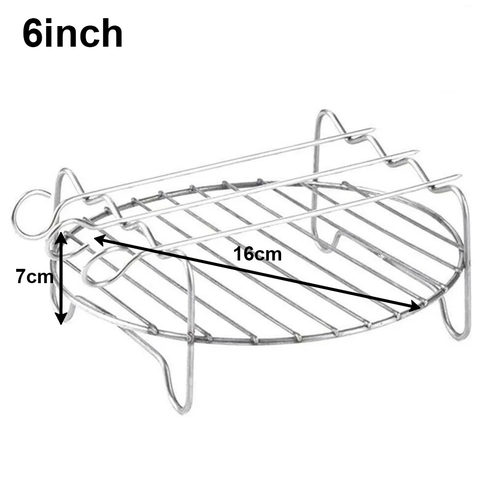 6/7/8/9 Inch Tray Baking Air Fryer Rack Kitchen Grill Holder Air Fryer Accessories Baking Tray Double Layer Round Barbecue Rack
6/7/8/9 Inch Tray Baking Air Fryer Rack Kitchen Grill Holder Air Fryer Accessories Baking Tray Double Layer Round Barbecue Rack