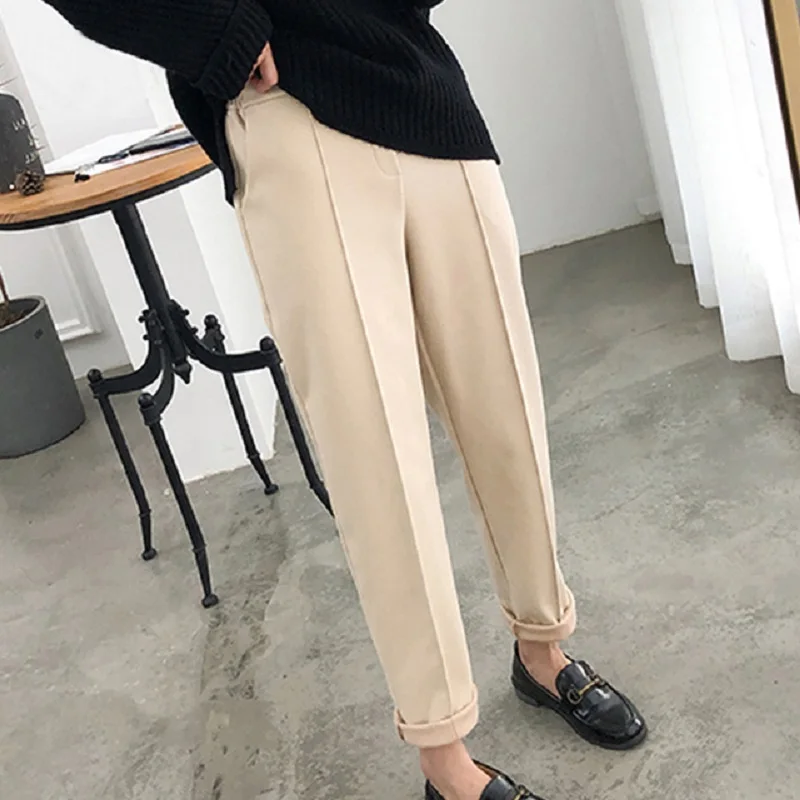 Thicken Women Pencil Pants 2022 Spring Winter Plus Size OL Style Wool Female Work Suit Pant Loose Female Trousers Capris 6648 50
Thicken Women Pencil Pants 2022 Spring Winter Plus Size OL Style Wool Female Work Suit Pant Loose Female Trousers Capris 6648 50