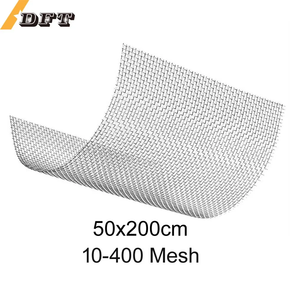 1 PC (50cmX200cm) Wire Mesh 10-400 Mesh, Sturdy Metal Mesh Sheets for DIY Projects 304 Stainless Steel No Rust Mesh Screen
1 PC (50cmX200cm) Wire Mesh 10-400 Mesh, Sturdy Metal Mesh Sheets for DIY Projects 304 Stainless Steel No Rust Mesh Screen