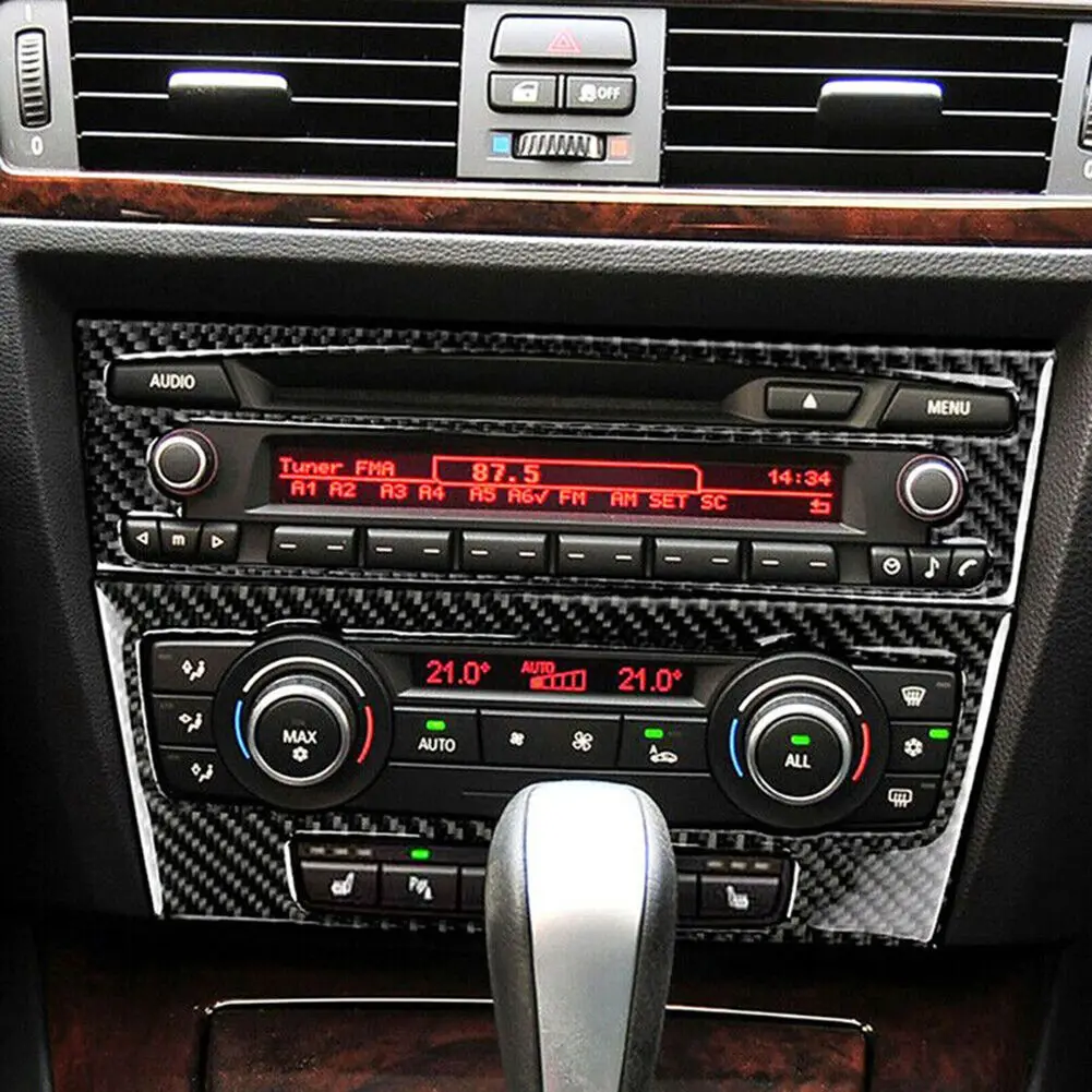 Отделка панели кондиционера E90 E92 2005-12 CD, панель управления CD, крышка из углеродного волокна, отделка, автомобильные аксессуары
Отделка панели кондиционера E90 E92 2005-12 CD, панель управления CD, крышка из углеродного волокна, отделка, автомобильные аксессуары