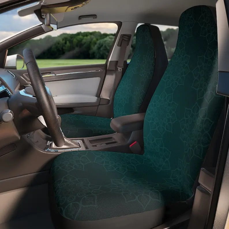 Seat Covers for Cars, Green Mandala Boho Car Seat Cover, Hippie Car Accessories for Women, Bohemian Universal Vehicle Seat Prote
Seat Covers for Cars, Green Mandala Boho Car Seat Cover, Hippie Car Accessories for Women, Bohemian Universal Vehicle Seat Prote