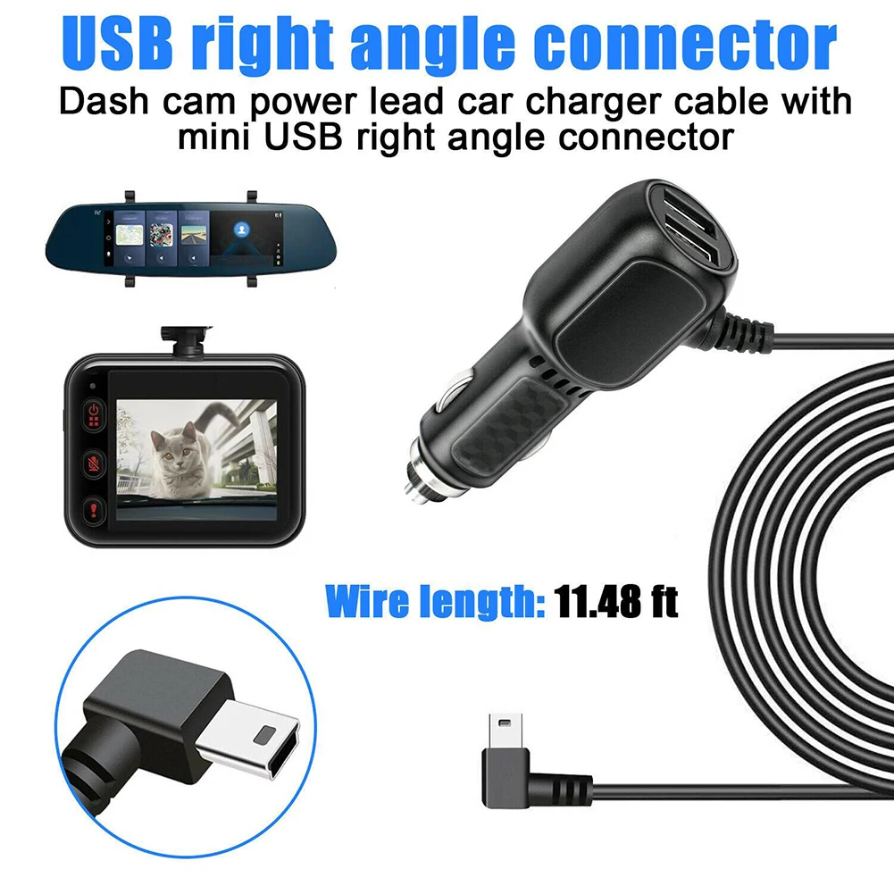 ABS Dash Cam Car Charger Multi-function Wide Compatibility 3.5m 5v DVR Charging Cable Fire Resistant ABS Brand New
ABS Dash Cam Car Charger Multi-function Wide Compatibility 3.5m 5v DVR Charging Cable Fire Resistant ABS Brand New