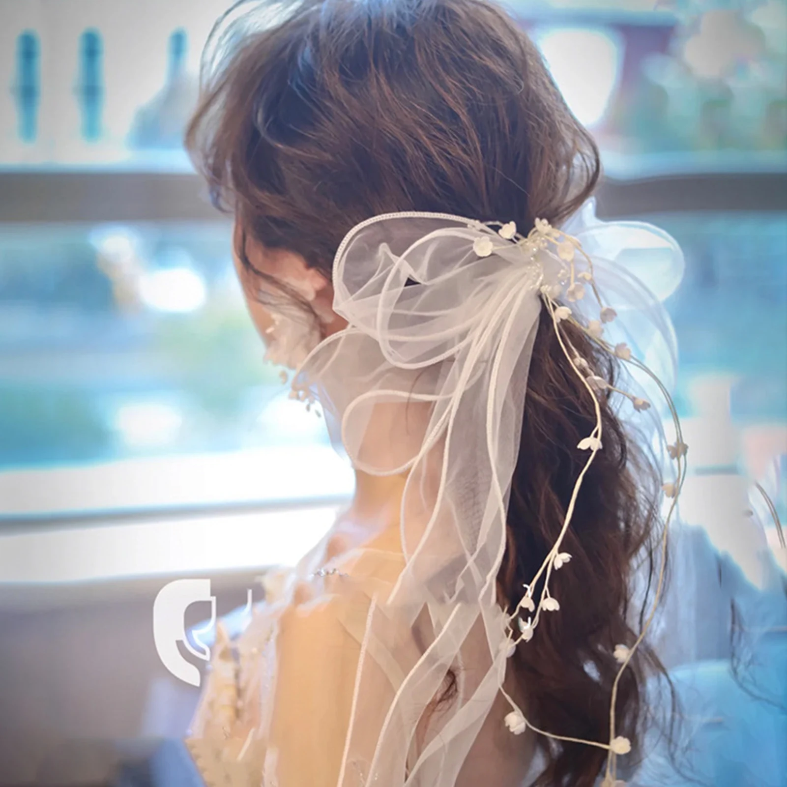 Wedding Bow-knot Veil Hairpin For Women Pearl TAssel White Floral Hair Clip Headdress Fairy Wedding Bridal Hair Jewelry
Wedding Bow-knot Veil Hairpin For Women Pearl TAssel White Floral Hair Clip Headdress Fairy Wedding Bridal Hair Jewelry