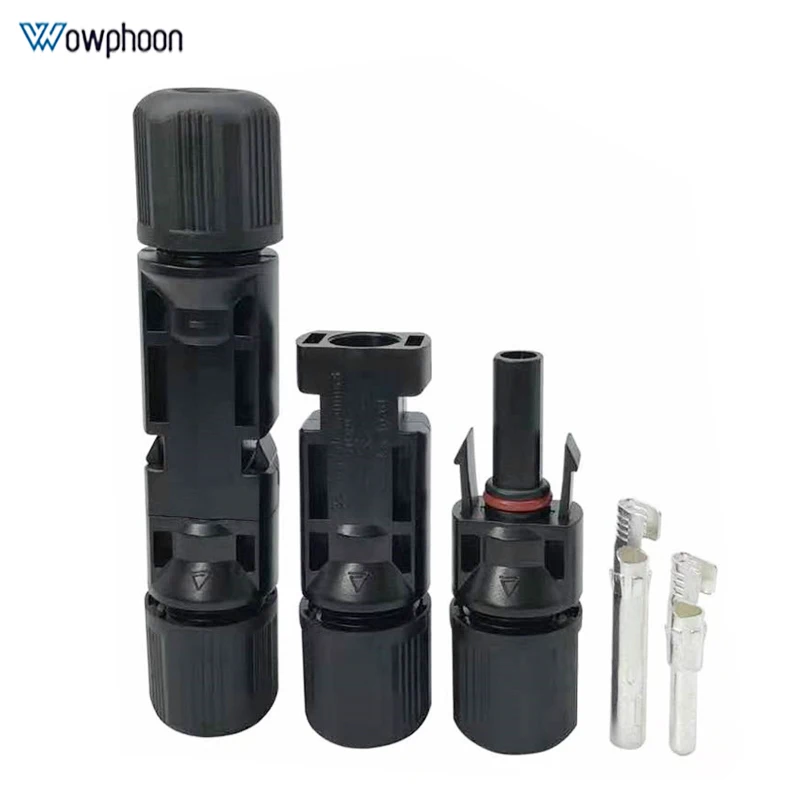 20PCS Waterproof Solar Connectors 1000V 30A Solar Panel PV/MC Connector For cable 1.5/2.5/4/6mm2
20PCS Waterproof Solar Connectors 1000V 30A Solar Panel PV/MC Connector For cable 1.5/2.5/4/6mm2