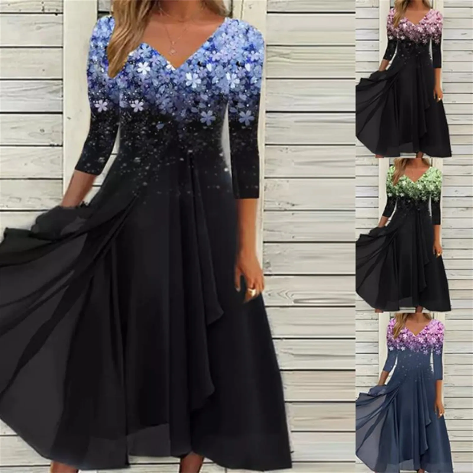 Women'S Long Sleeved Casual Fashion Chiffon Stitching Women'S Dresses Women's Dresses Casual Cute Summer Dress
Women'S Long Sleeved Casual Fashion Chiffon Stitching Women'S Dresses Women's Dresses Casual Cute Summer Dress