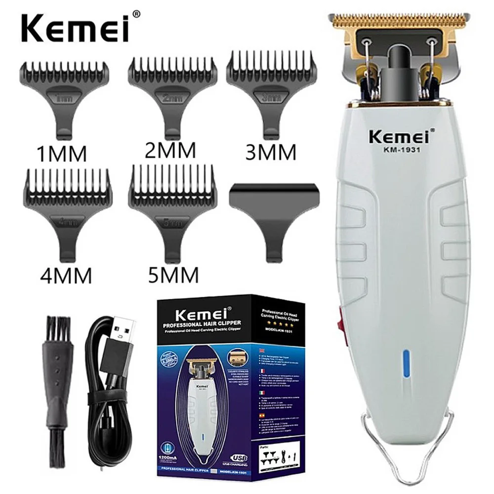 Kemei Professional Electric Hair Trimmer Rechargeable Cordless Hair Clipper Beard Grooming For Men Hair Cutting Machine KM-1931
Kemei Professional Electric Hair Trimmer Rechargeable Cordless Hair Clipper Beard Grooming For Men Hair Cutting Machine KM-1931