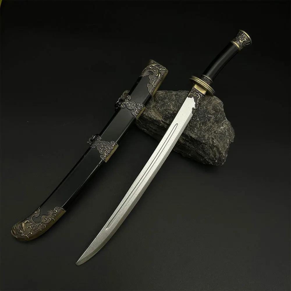 Toy Miaodao Long Sword Ancient Chines Jiaqing Emperor's Knife Miniature Mini Blunt Blade Weapon Replica 8.7"
Toy Miaodao Long Sword Ancient Chines Jiaqing Emperor's Knife Miniature Mini Blunt Blade Weapon Replica 8.7"