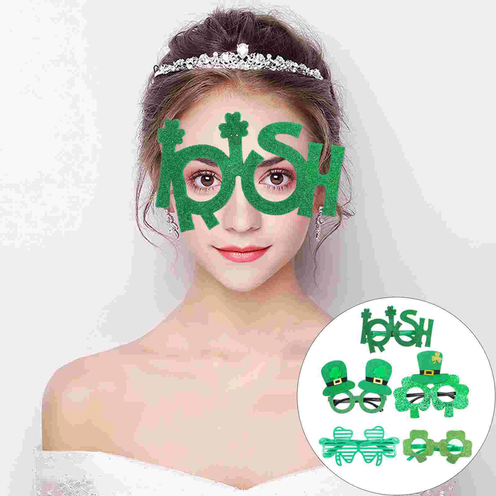Green Luck Sunglasses Sunglasses Role Play Toys Kids Festival Glasses Cosplay St Patrick Glasses
Green Luck Sunglasses Sunglasses Role Play Toys Kids Festival Glasses Cosplay St Patrick Glasses