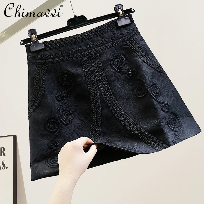 Высококачественная кружевная юбка, Новинка осени 2022, однотонная трапециевидная юбка с высокой талией, модная дизайнерская облегающая элегантная женская юбка
Высококачественная кружевная юбка, Новинка осени 2022, однотонная трапециевидная юбка с высокой талией, модная дизайнерская облегающая элегантная женская юбка