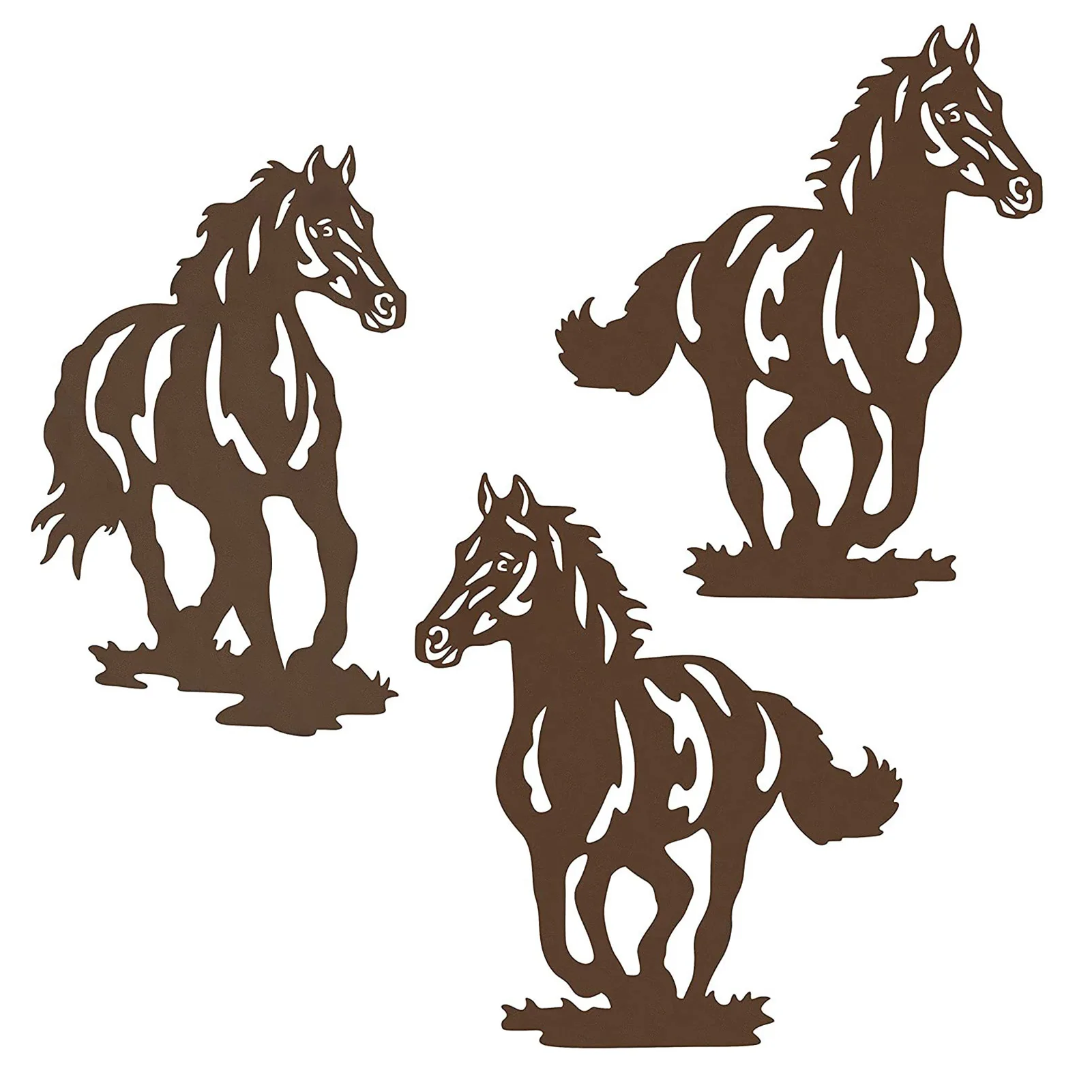 3pcs/Set Bedroom Metal Horse Gift Wall Art Decor Garden Bathroom Wall Hanging Simple Modern Indoor Outdoor Home
3pcs/Set Bedroom Metal Horse Gift Wall Art Decor Garden Bathroom Wall Hanging Simple Modern Indoor Outdoor Home