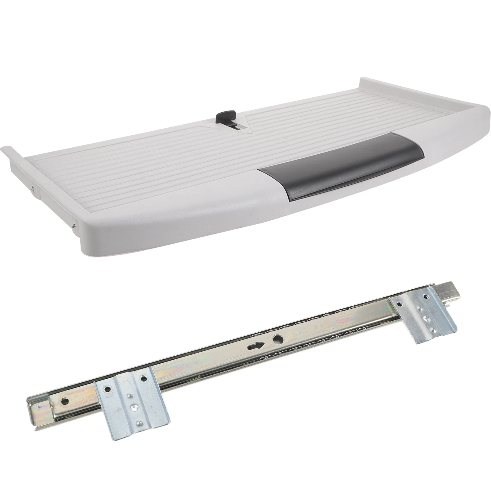 Keyboard Slide Out Tray Desk Office Accessories Shelf Plastic Trays Stand Rail Holder Sliding Slides
Keyboard Slide Out Tray Desk Office Accessories Shelf Plastic Trays Stand Rail Holder Sliding Slides