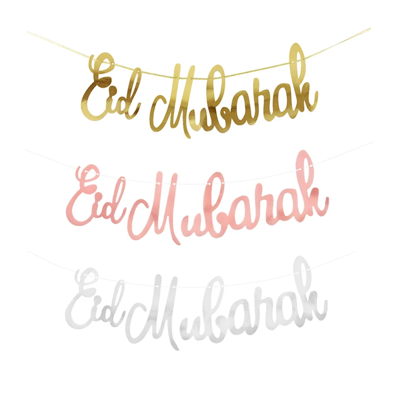 Eid Mubarak Glitter Banner Gold Letter Garlands Bunting for Islamic Muslim Home Wall Hanging Decor Flags Ramadan Party Supplies
Eid Mubarak Glitter Banner Gold Letter Garlands Bunting for Islamic Muslim Home Wall Hanging Decor Flags Ramadan Party Supplies