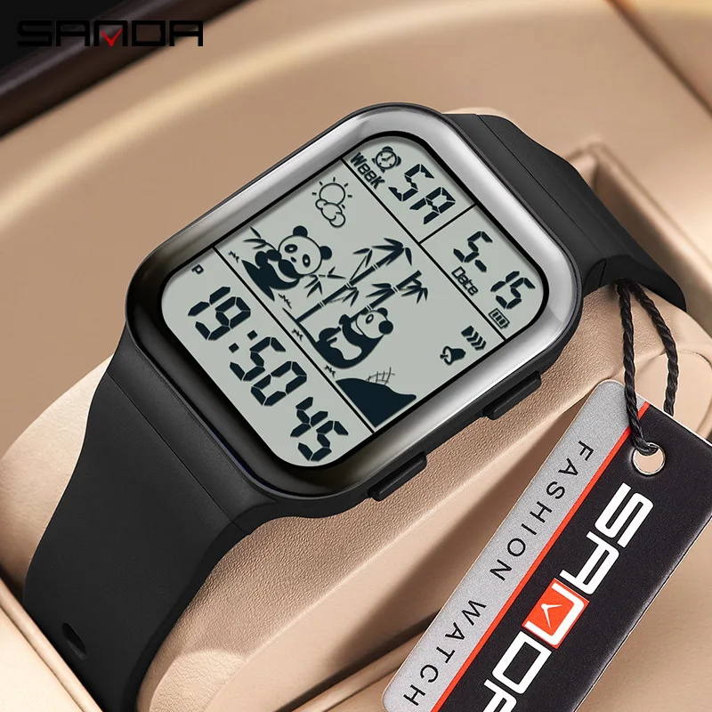 Sanda 6125 Rectangle Dial Digital Movement Hand Clock For Men 2023 New Design Shockness Alarm Mode Chronograph Wristwatch
Sanda 6125 Rectangle Dial Digital Movement Hand Clock For Men 2023 New Design Shockness Alarm Mode Chronograph Wristwatch