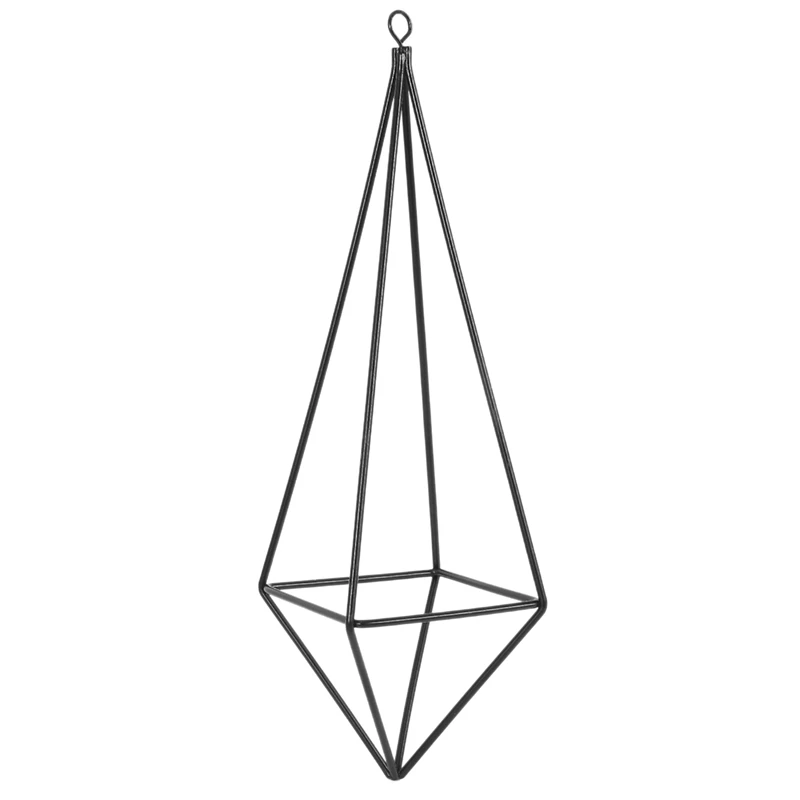 Modern Rustic Art Style Freestanding Hanging Iron Tillandsia Air Plant Rack Holder Black 10.2 Inches Height Quadrilateral Pyrami
Modern Rustic Art Style Freestanding Hanging Iron Tillandsia Air Plant Rack Holder Black 10.2 Inches Height Quadrilateral Pyrami
