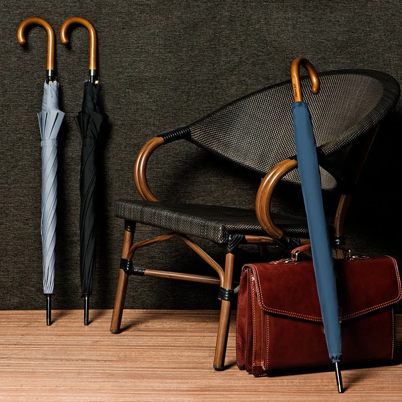 Fashion Windproof shade Umbrella Long Handle Luxury Uv Protection Business Beach Umbrella Guarda Chuva Household Merchandises 
Fashion Windproof shade Umbrella Long Handle Luxury Uv Protection Business Beach Umbrella Guarda Chuva Household Merchandises