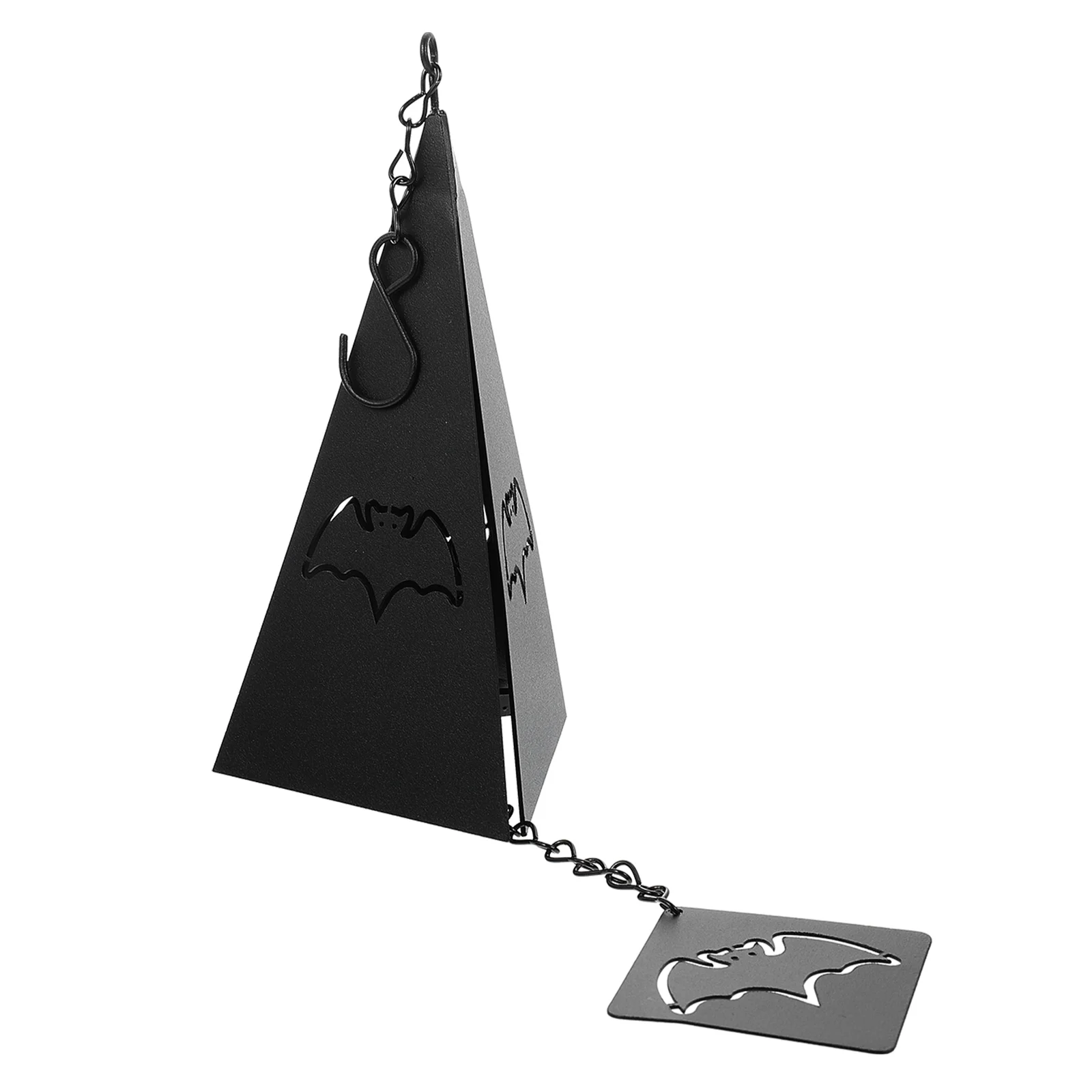 The Bell Hanging Decoration Creative Triangle Wind Chime Eye-catching Festival Supply Iron Crafts Pendant Outdoor Ornament
The Bell Hanging Decoration Creative Triangle Wind Chime Eye-catching Festival Supply Iron Crafts Pendant Outdoor Ornament