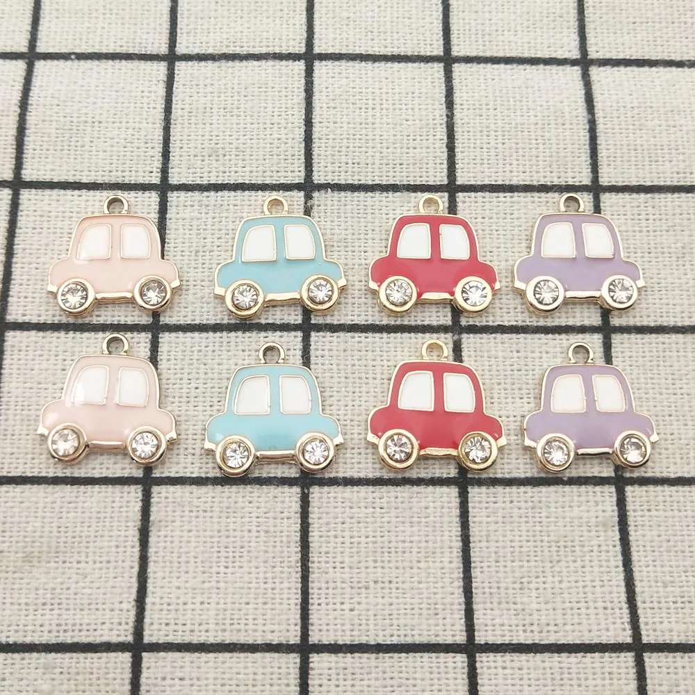 10pcs Enamel Car Charm Jewelry Accessories Earring Pendant Bracelet Necklace Charms Diy Materials Craft Supplies 17x17mm
10pcs Enamel Car Charm Jewelry Accessories Earring Pendant Bracelet Necklace Charms Diy Materials Craft Supplies 17x17mm