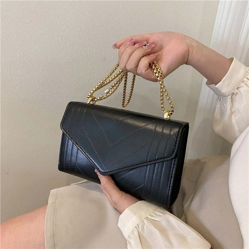 Black Sewing Thread Leather Handbags Brand Clutch Bags Designer Luxury High Quality Shoulder Crossbody Women Bags Exquisite Bags
Black Sewing Thread Leather Handbags Brand Clutch Bags Designer Luxury High Quality Shoulder Crossbody Women Bags Exquisite Bags